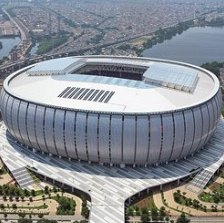 Foto udara Jakarta International Stadium